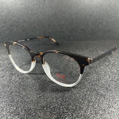 b.e. Bio Eyes Eyeglasses BE155 Teak TCRY Brown Tort Clear 50-19-143 NICE LOOK!!