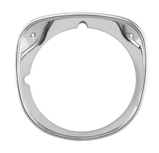 JEGS 79626 Headlight Bezel 1970 Chevy Chevelle El Camino Die-Cast Metal Chrome F