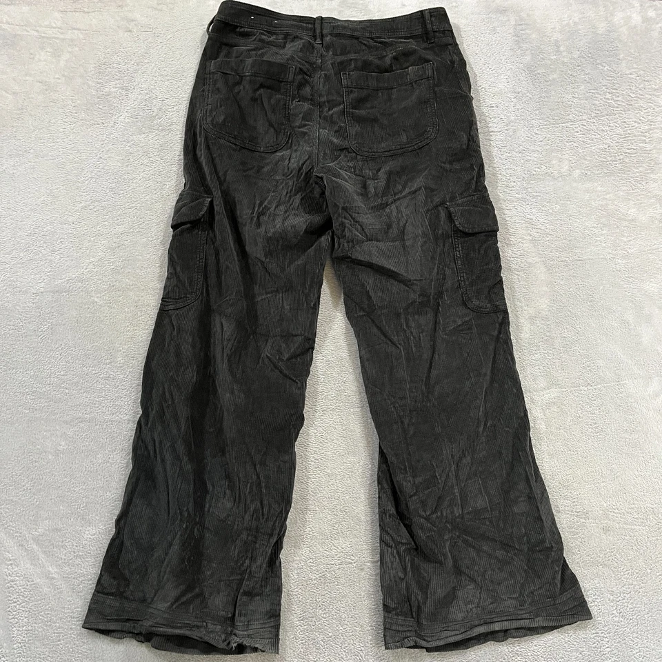 American Eagle Mujer 12 Regular Pana Súper Alto Tiro Suelto Pierna Ancha Grunge Foto 2 de 4