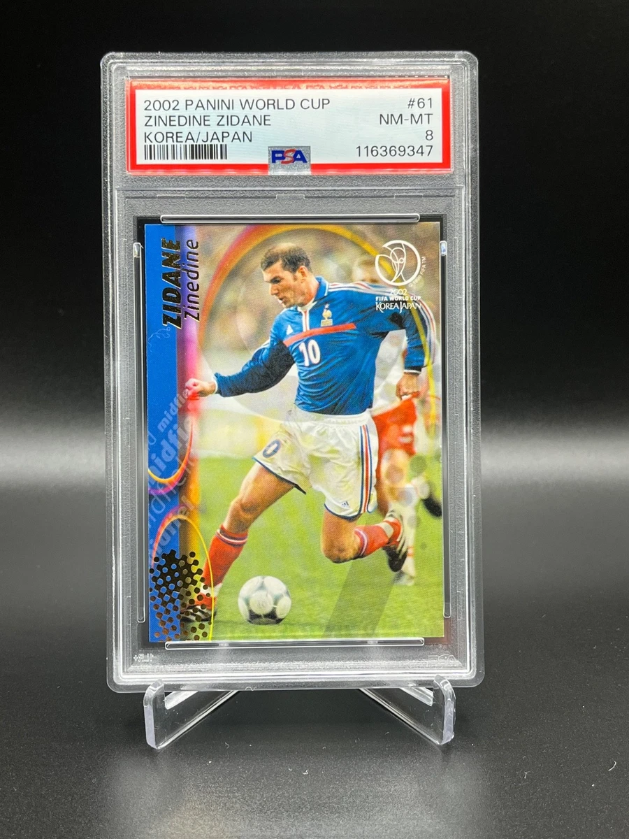 2002 Panini FIFA World Cup Opening Series Zinedine Zidane #61 for