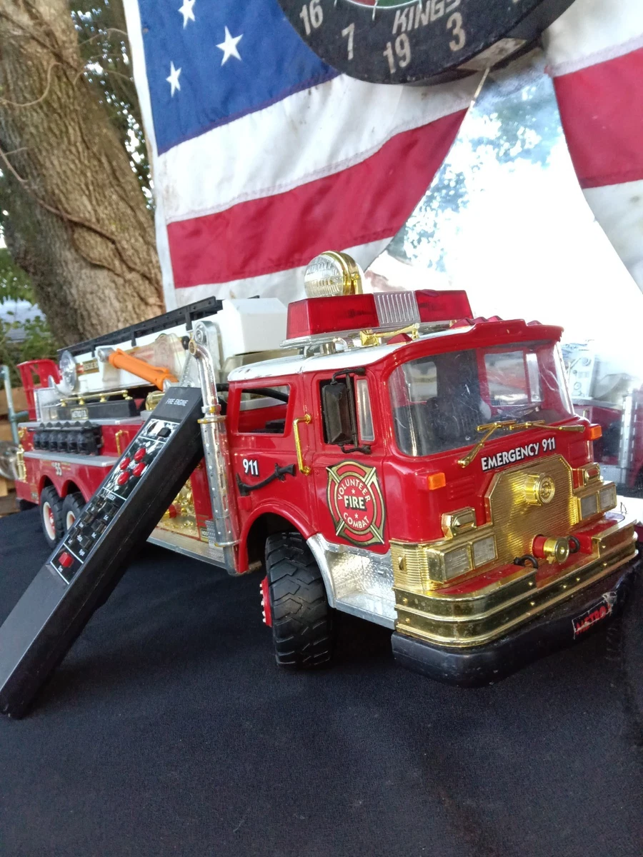 Vintage Tinplate Toy of a Fire Engine - Hemswell Antique Centres