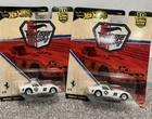 New ListingHot Wheels Premium Car Culture Vintage Racing Ferrari 250 GTO, white lot of 2
