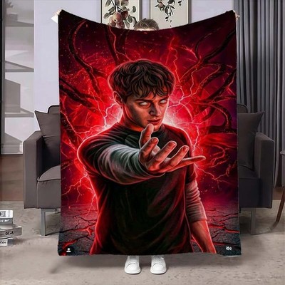 Super Will Strangers Things 3 Creative Theme Pattern Blanket, Extra Thick, Ult