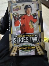  2023-24 UPPER DECK SERIES 2 HOCKEY HOBBY BOX Sealed ?Connor Bedard!?young guns