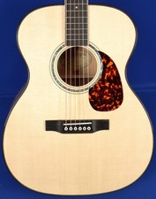 Larrivee Usa Om-09 Silver Oak Special Moon Spruce Acoustic Guitar W/ Ohsc