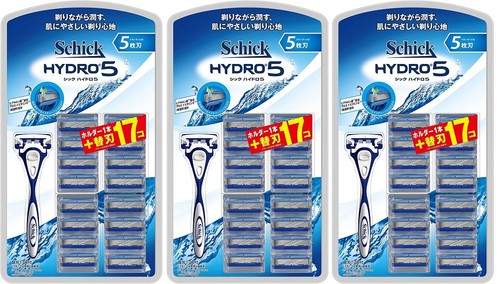 SCHICK Hydro 5 Soporte + Cuchilla 17pc para afeitadora Hombre JAPÓN Importación NUEVO SET SELECT - Imagen 13 de 28