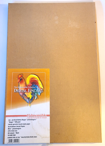 Digital Hahnemuhle FineArt Inkjet Paper 50 Sheets 11" x 17" Mint "pistaziengrun"
