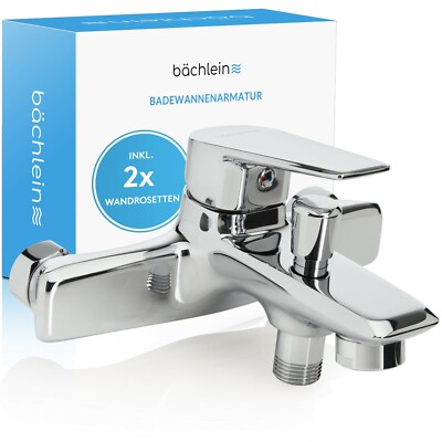Bächlein Badewannenarmatur - Wasserhahn Badewanne Wannenbatterie inkl. Zubehör