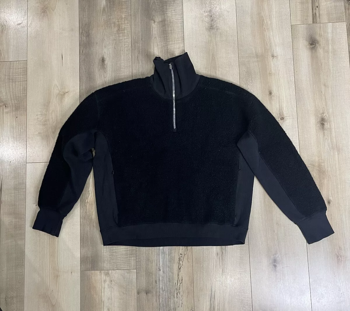 Black sherpa sweater womens new arrivals