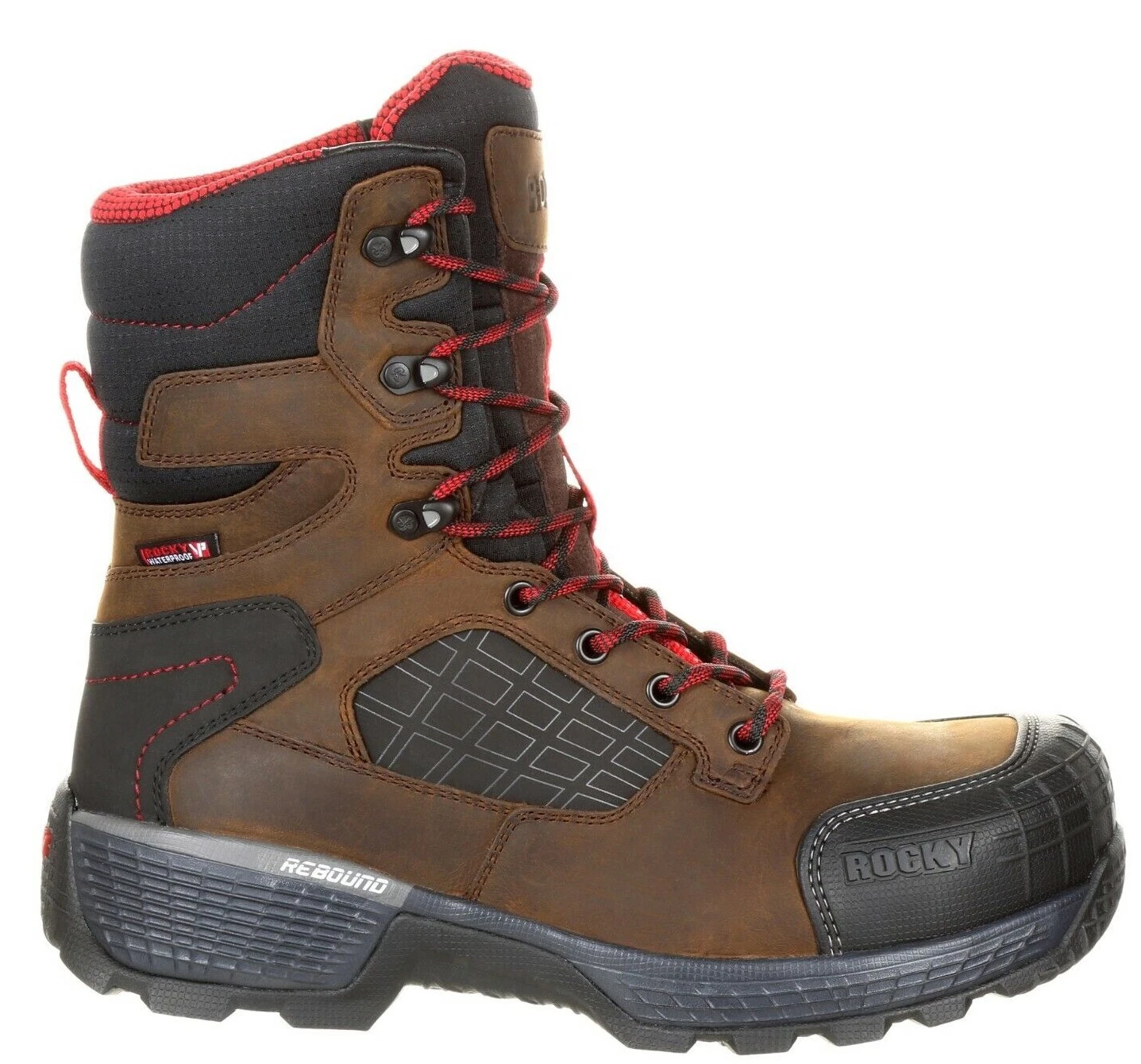 ROCKY TREADFLEX COMPOSITE TOE WATERPROOF 8" WORK BOOTS RKK0240 - NEW