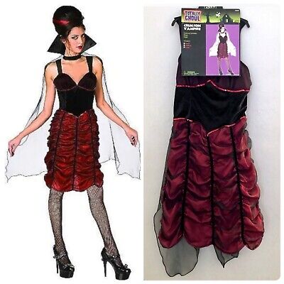 Scarlet Vampiress Costume For Dress-Up,Halloween,Theme Parties Size L 