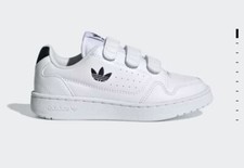 Adidas NY 90 Children Kids Boys Girls Athletic Sneaker White, Size 1.5 US