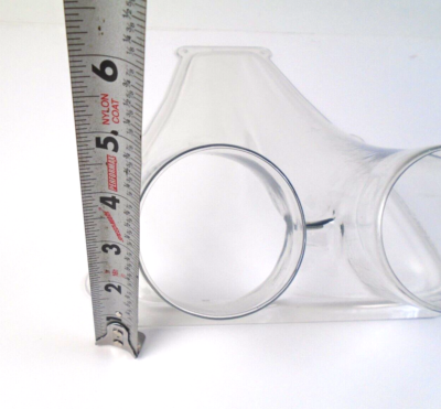 Air Or Brake Duct - Dual 3 In Tube - NACA - Molded Plastic Clear Each 3602352 - Foto 8