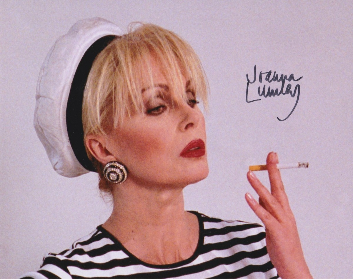 joanna lumley cigarettes Joanna Lumley signed Absolutely Fabulous 8x10 photo