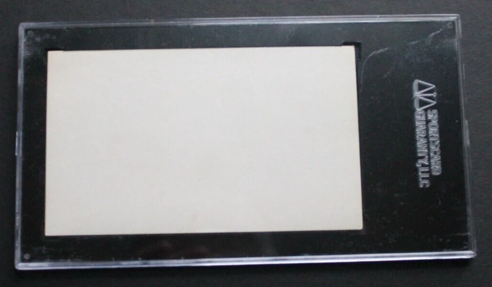 Don Drysdale (d.1993) LA Dodgers HOF Signed 3X5 Index Card SGC Autograph Auto - Image 4 of 4