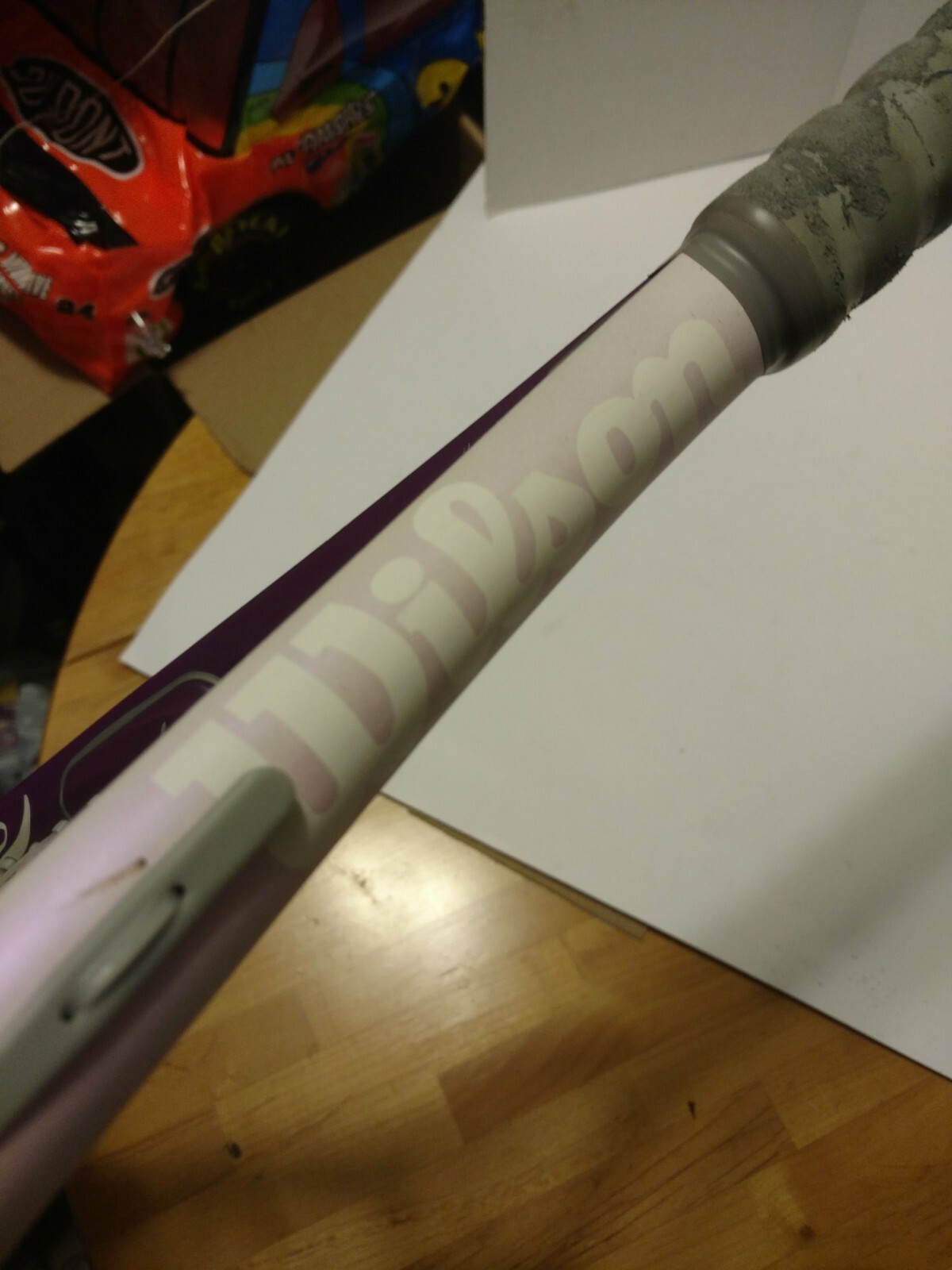 Wilson Purple Hope Tennis Racket 4 1/8 | eBay