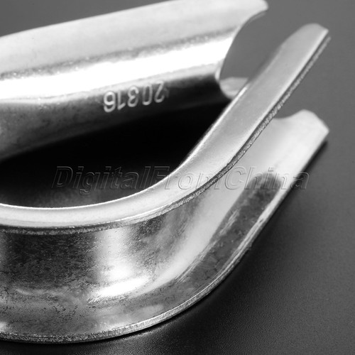3/4" Boat Silver 316 Stainless Wire Rope AnchoYachting Thimble Hardware - Picture 10 of 10