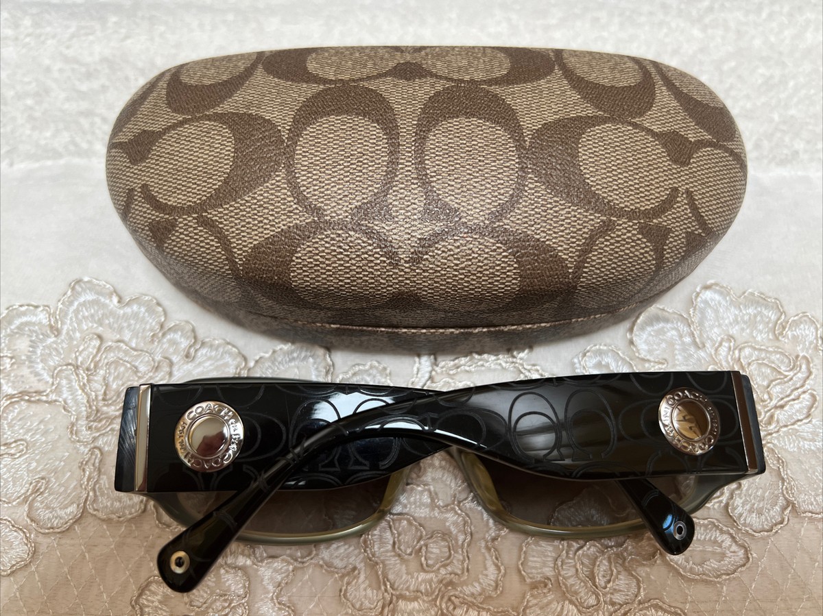Coach Sunglasses. Kerri model (S464) and case. Y2k model- mid to late 2000s. Vintage Y2K Style Sunglasses NOS 2000s Brown Lens Coach  main image 4