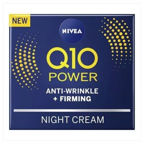 3xNivea Q10 Plus Moisturizer Night Cream Anti-wrinkl Anti-aging Firmer Skin 50ml - Picture 8 of 12