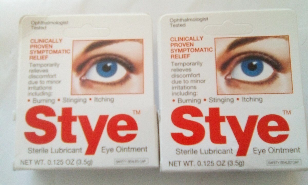 Lot Of 2 Stye Sterile Lubricant Eye Ointment 0.125oz (3.5g) eBay