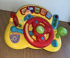 Vtech Baby Turn & Learn Driver Toy Yellow Ages 6-36 mo Toddler Musical Activity