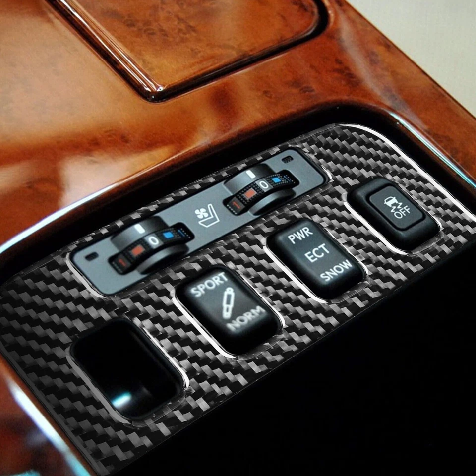 28Pcs Real Carbon Fiber Kits Whole Interior Trim Sticker For Lexus GS 2006-2011 - Image 2 of 4