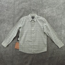 Gibson Men Shirt Medium Western Long Sleeve Cotton New