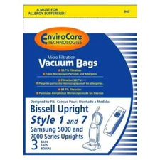 Replacement Part For Bissell Style 7 Vacuum Bags 3PK # compare to part 3212