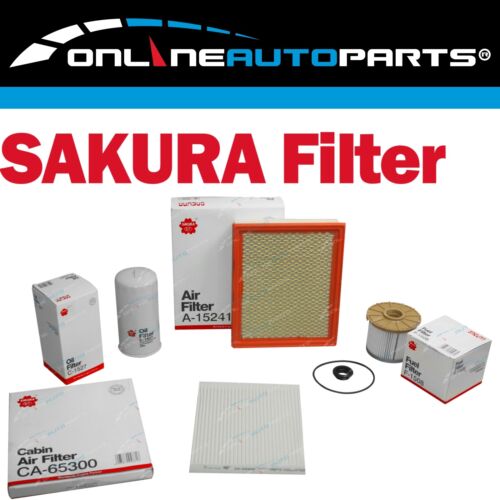 Oil - Air - Fuel - Cabin Filter Kit for Colorado RC 4cy 4JJ1TC 3.0L 08-12 Diesel - Photo 1/1