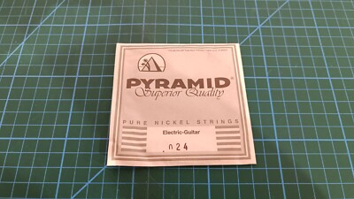 Pyramid Pure Nickel E-Gitarren Strings .024 (5 Stück)