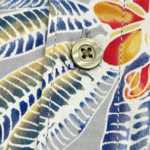 Tommy Bahama Florence Flora Silk Blend Camp Shirt Featherstone 2XLB NWT - Picture 5 of 8