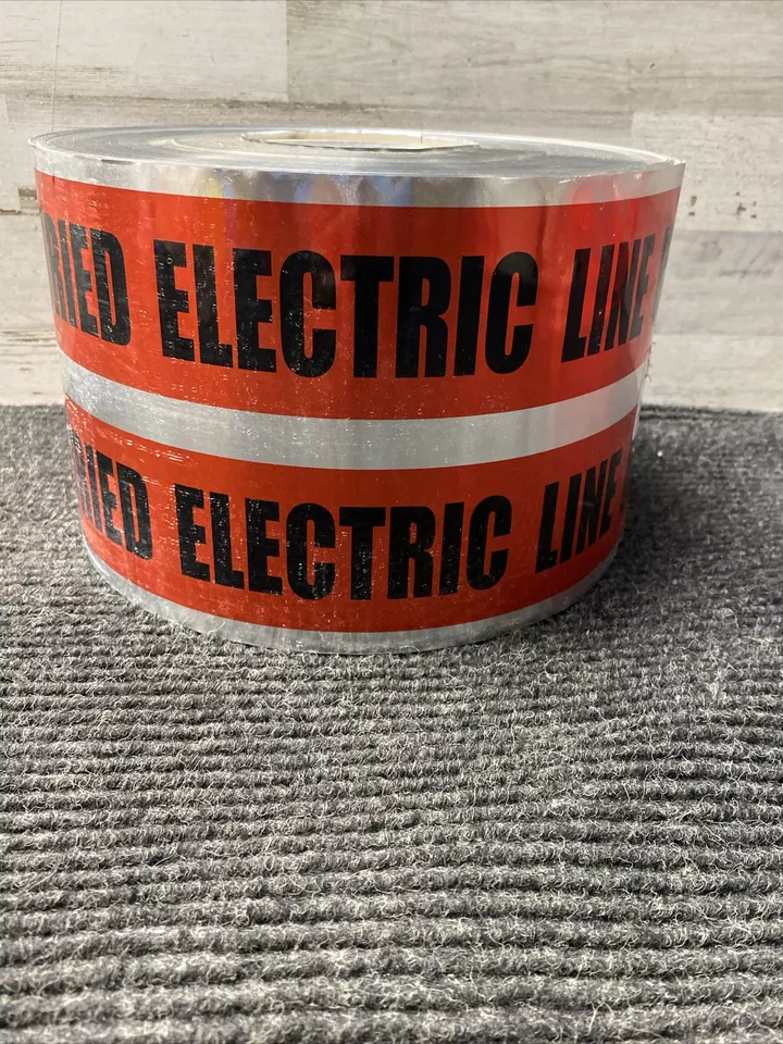 Detectable Tape 6" x 1000' CAUTION BURIED ELECTRIC LINE BELOW - ELECTRO TAPE - Image 4 of 4