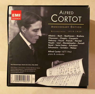 クラシック Alfred Cortot Anniversary Edition 40CD Alfred Cortot: Anniversary Edition (CD, Nov-2012, 40 Discs, EMI