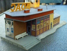 FALLER AMS H0 491601 ADAC Police Station Rest Stop Built see MORE AMS Items!