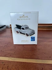 Hallmark Keepsake Ornaments 1948 Ford F-1 All American Trucks Die Cast Metal