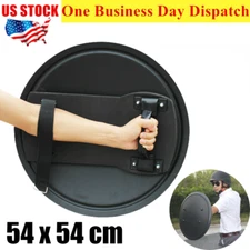 Round Anti-Riot Shield Metal Hand-Held Tactical Campus Security Protection 52 cm