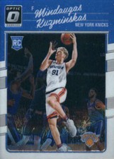2016-17 Donruss Optic #194 Mindaugas Kuzminskas New York Knicks Rookie