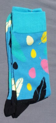 Chaussettes Fantaisie Homme - Motif Sucette - Taille 39-42 - Noires - Neuves Sans étiquettes
