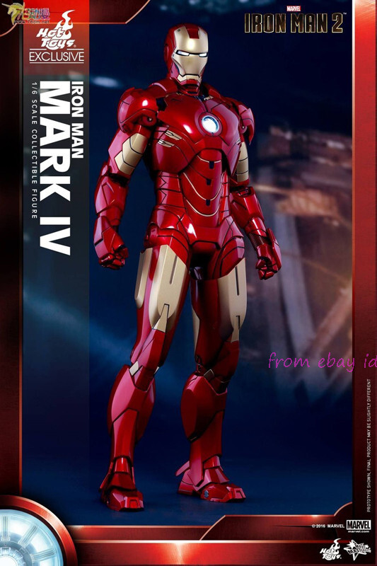 Perfect Hot Toys Mms338 1/6 Iron Man 2 Mark Iv Action Figure