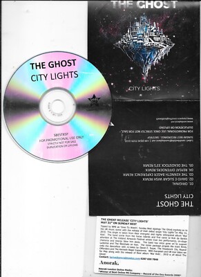THE GHOST - city lights  -  5 Track cd IN FOLIE
