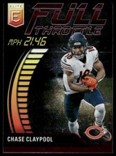 2023 Donruss Elite #FT-CC Chase Claypool Full Throttle Pink Chicago Bears
