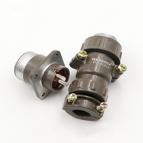 P20/28/32/40/48/55/60 Screw Type Aviation Plug / Socket Round Connector Solder - Picture 10 of 44