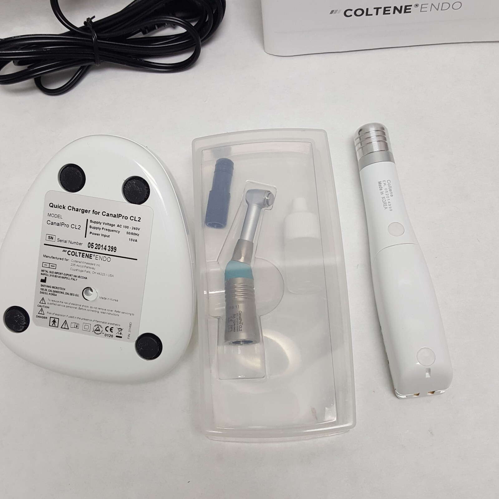 Coltene ENDO Canal Pro CL 2 Cordless Endomotor CanalPro CL2 Endodontic