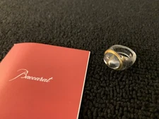 Ring model Medici clear crystal from Baccarat size 53