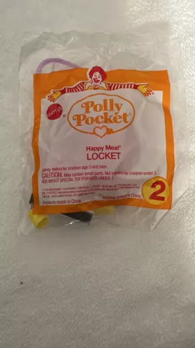 Vintage, NIP McDonald's POLLY POCKET Pink Locket #2 Happy Meal Toy 1994 Bluebird