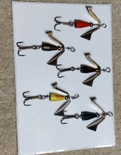All New 5- 1/4oz Inline Spinner with Weedkiller Blade Random Colors 