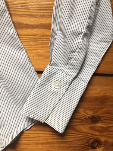 schöne Bluse/Hemd, ZARA WOMAN, Gr. S, Nadelstreifen, weiß/schwarz, guter Zustand - Bild 3 von 6