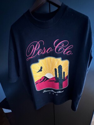Peso Desert Tee T-Shirt limited Edition Nevada Gr. S pesoclo schwarz Neu