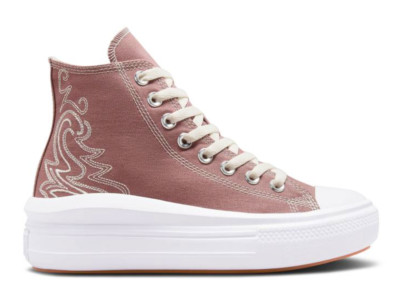 NEW Women's CONVERSE All Star MOVE High 'Western Embroidery' Shoes A03905C