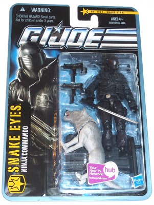 G.I.JOE 2010 PURSUIT OF COBRA SNAKE EYES WITH TIMBER MOC NEU & OVP GI JOE RARE